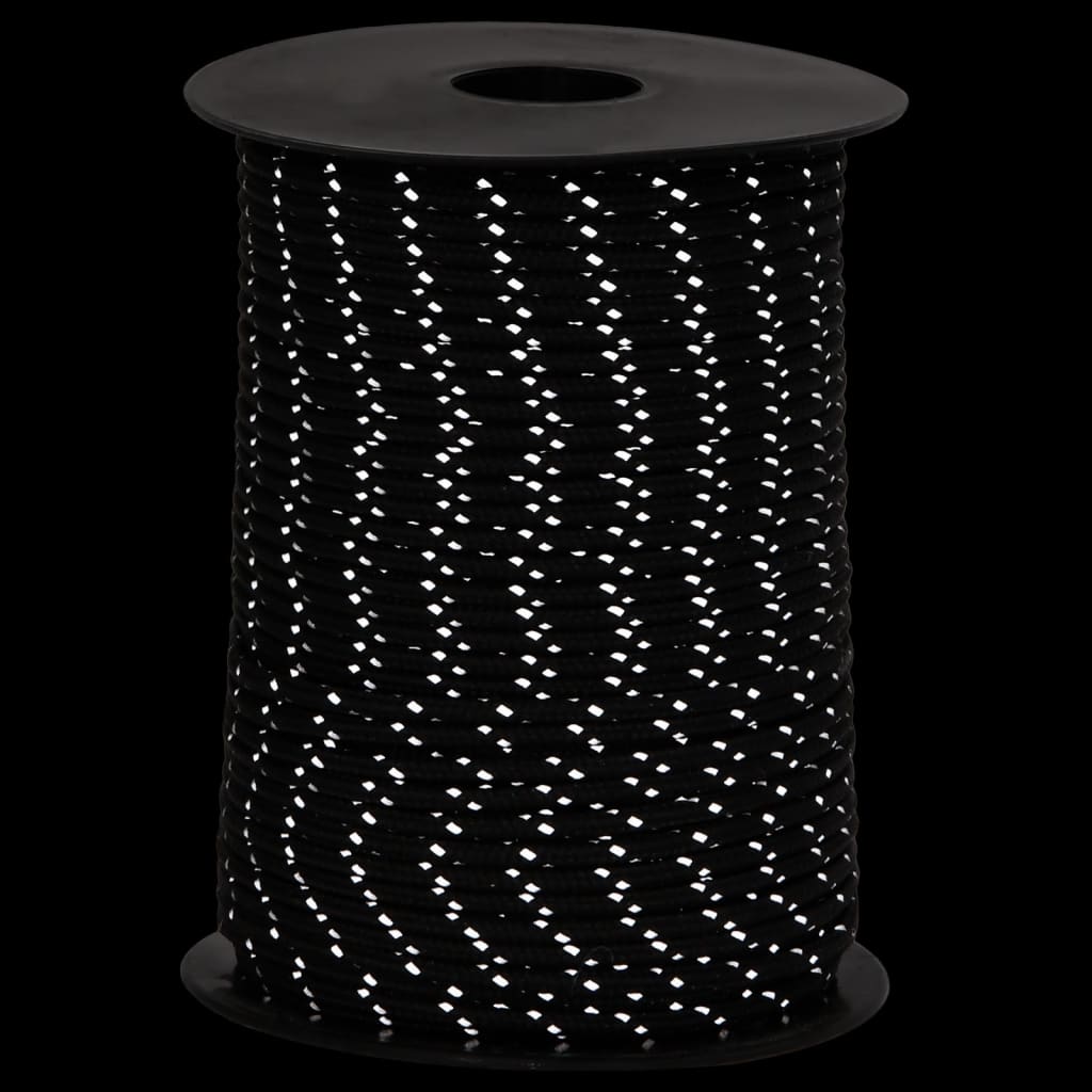 Hauban de tente VidaXL avec bandes réfléchissantes et tendeurs 50 m 3 mm