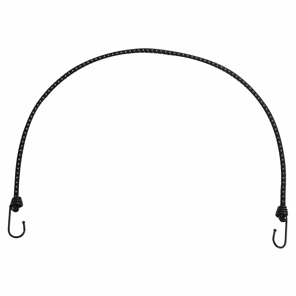 Elastici tensionatori Vidaxl con strisce rifrangenti e ganci 50 pz 100 cm