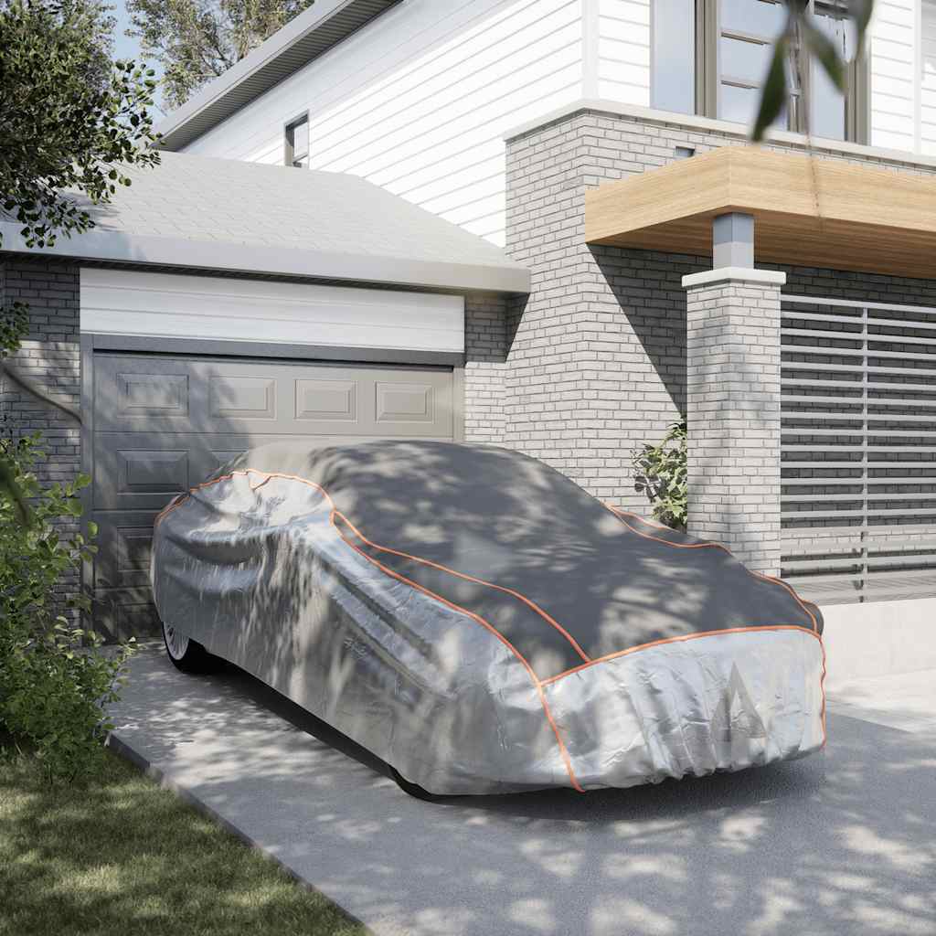 VidaXL automobilio dangtis sedano apsaugai nuo krušos XL sidabro ir pilkos spalvos