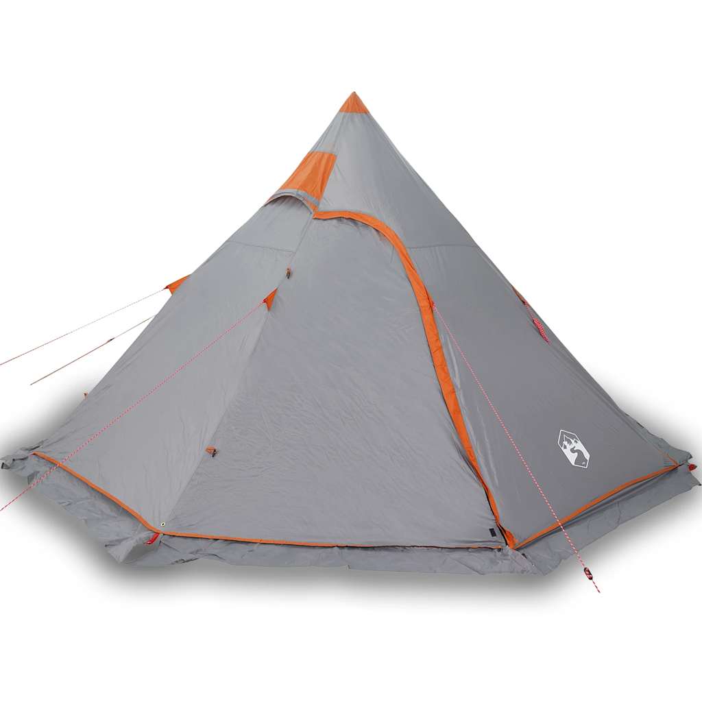 VidaXL tente tipi 5 personnes imperméable gris