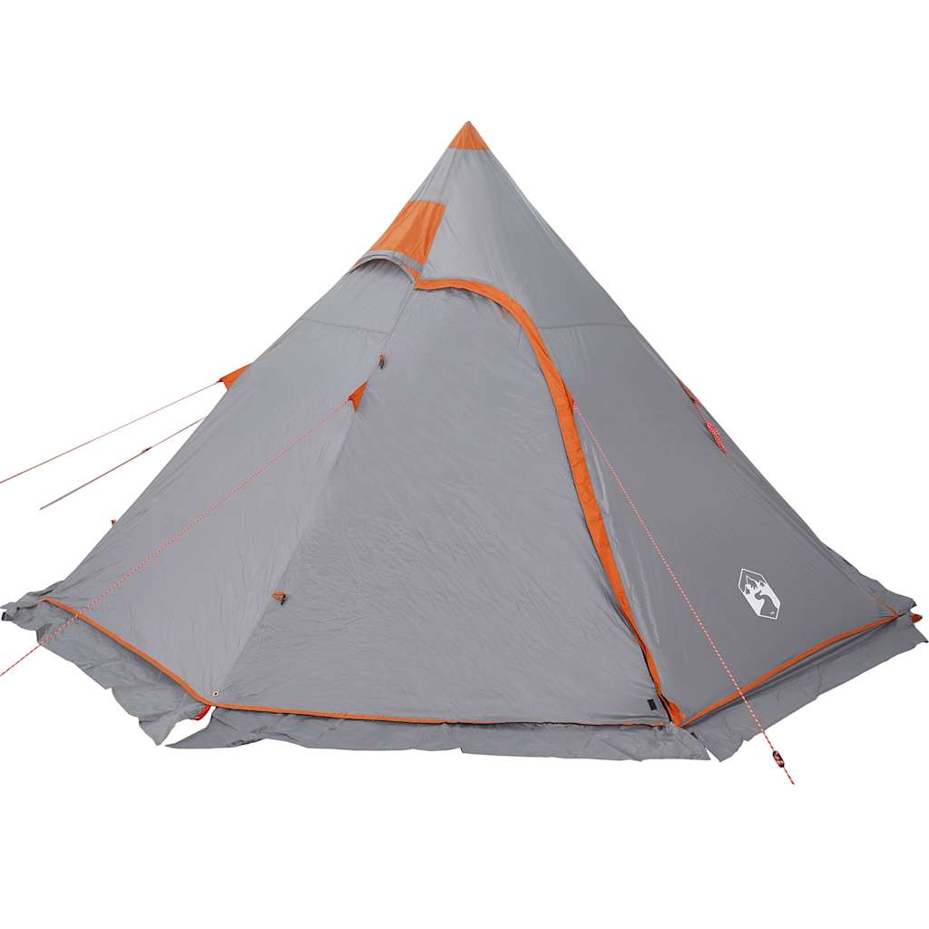 VidaXL tente tipi 5 personnes imperméable gris