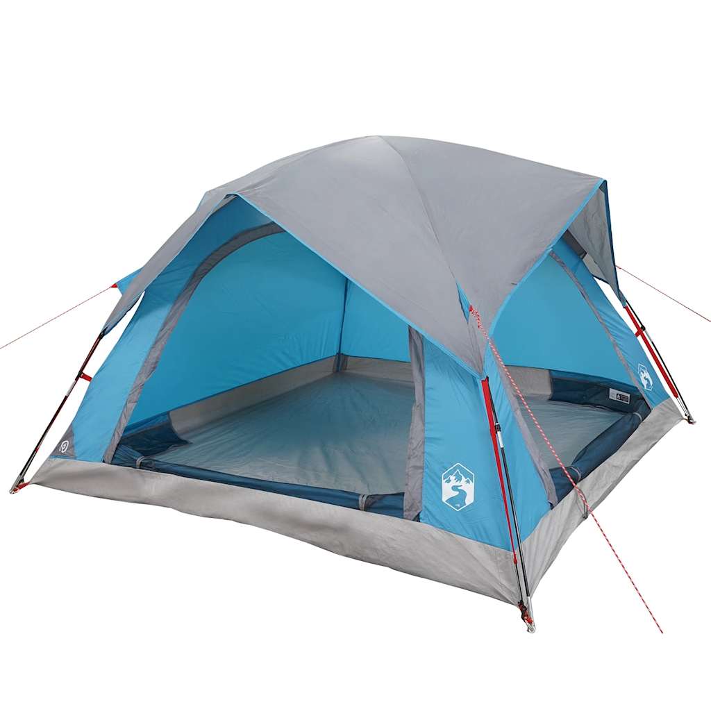 Tente VidaXL 4 personnes imperméable bleue