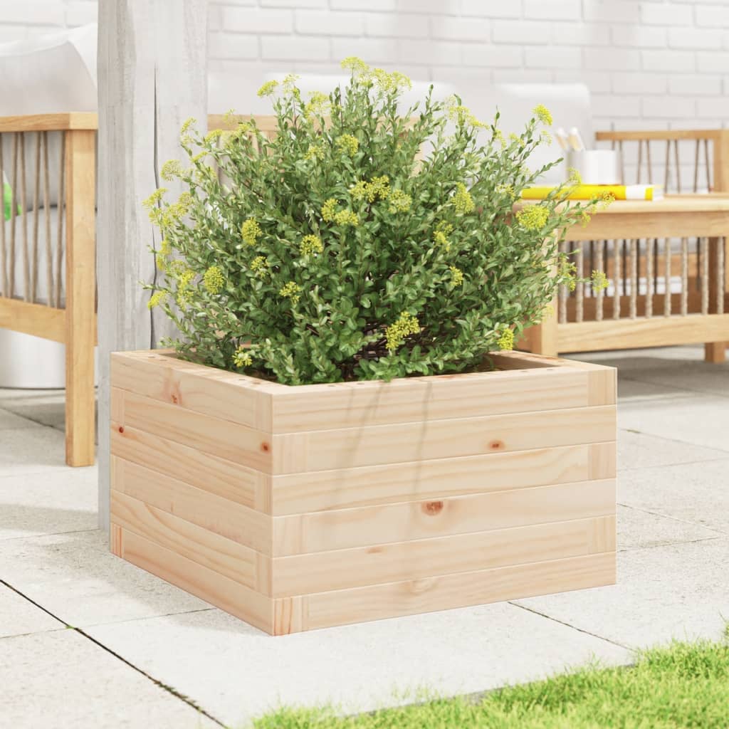 Vidaxx planter 40x40x23 cm massiv furu
