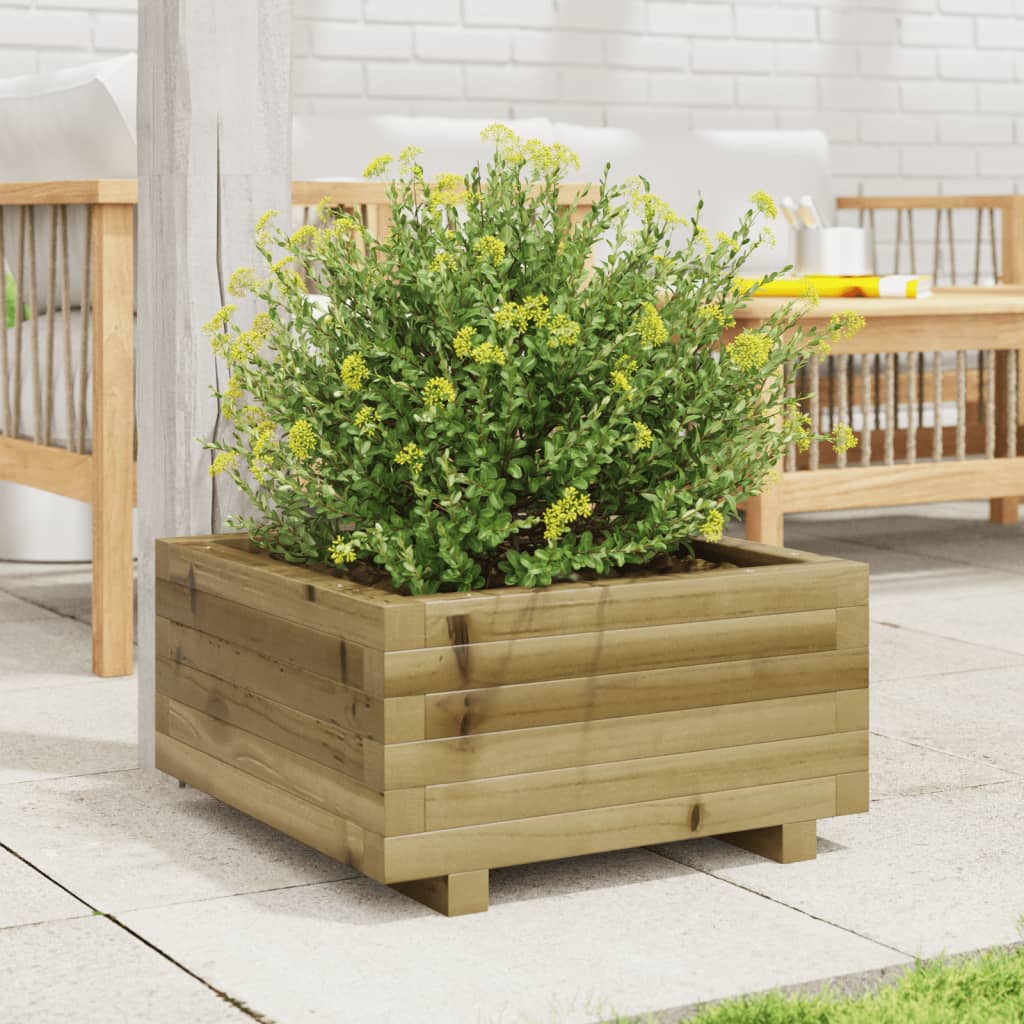 Vidaxx planter 50x50x26.5 cm impregnated pine wood