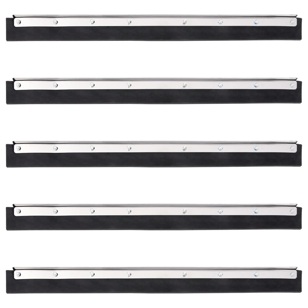 Testine tergipavimento Vidaxx 5 pz 55x2x5 cm in acciaio e gomma