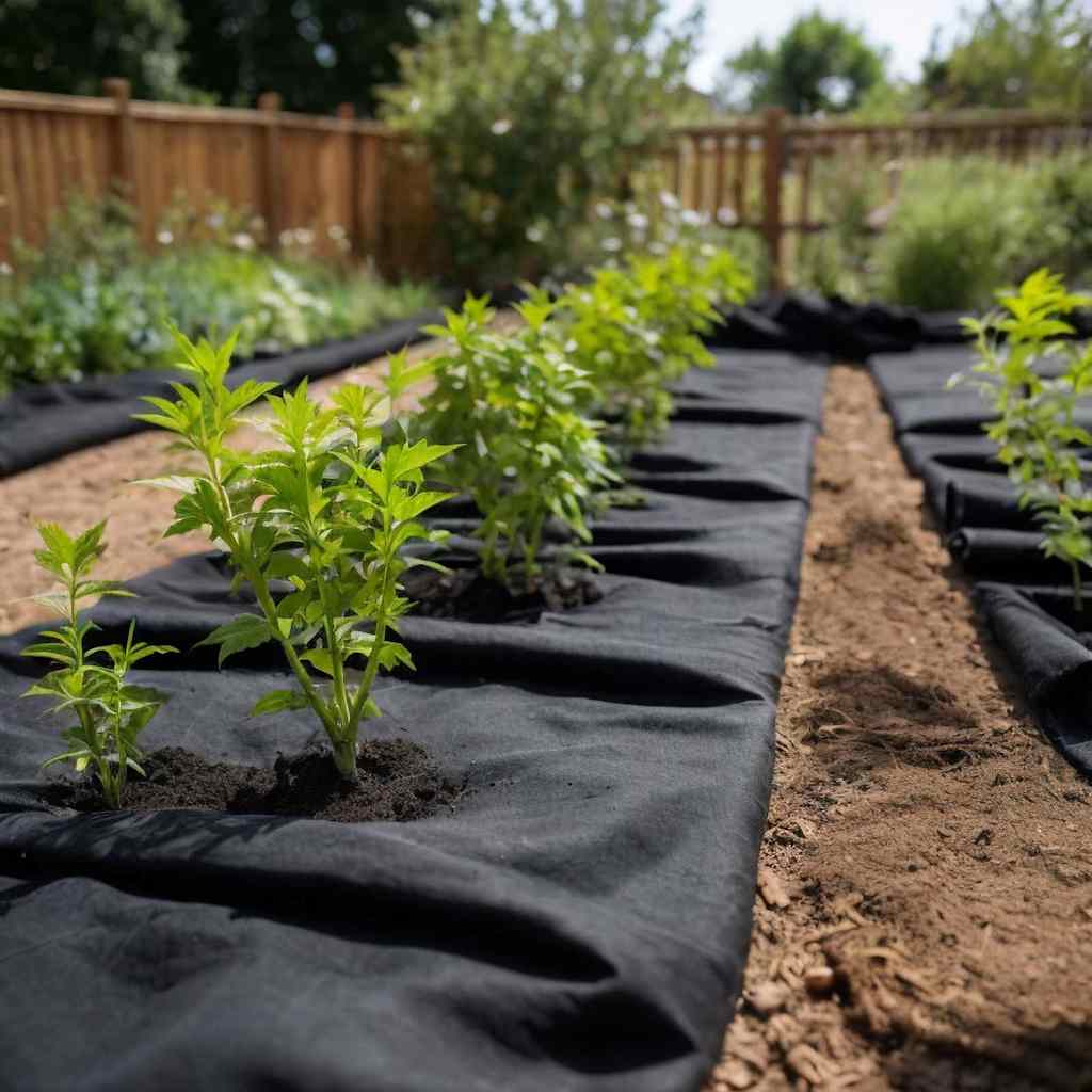 Membrana geotessile Vidaxx 1x10 m fibra di poliestere nera