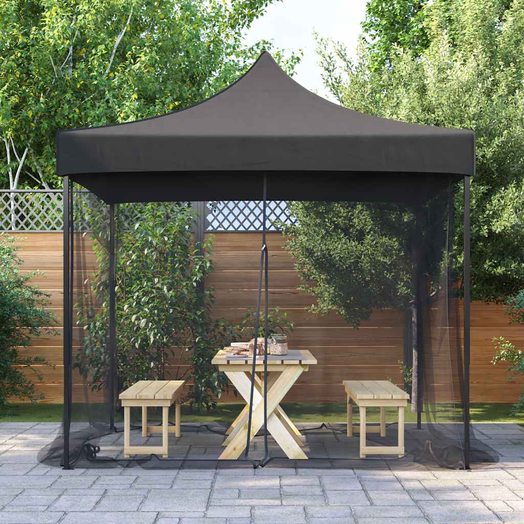 Vidaxl Mosquito Net pour l'intérieur et à l'extérieur 156 Mesh 300x300x200 cm noir