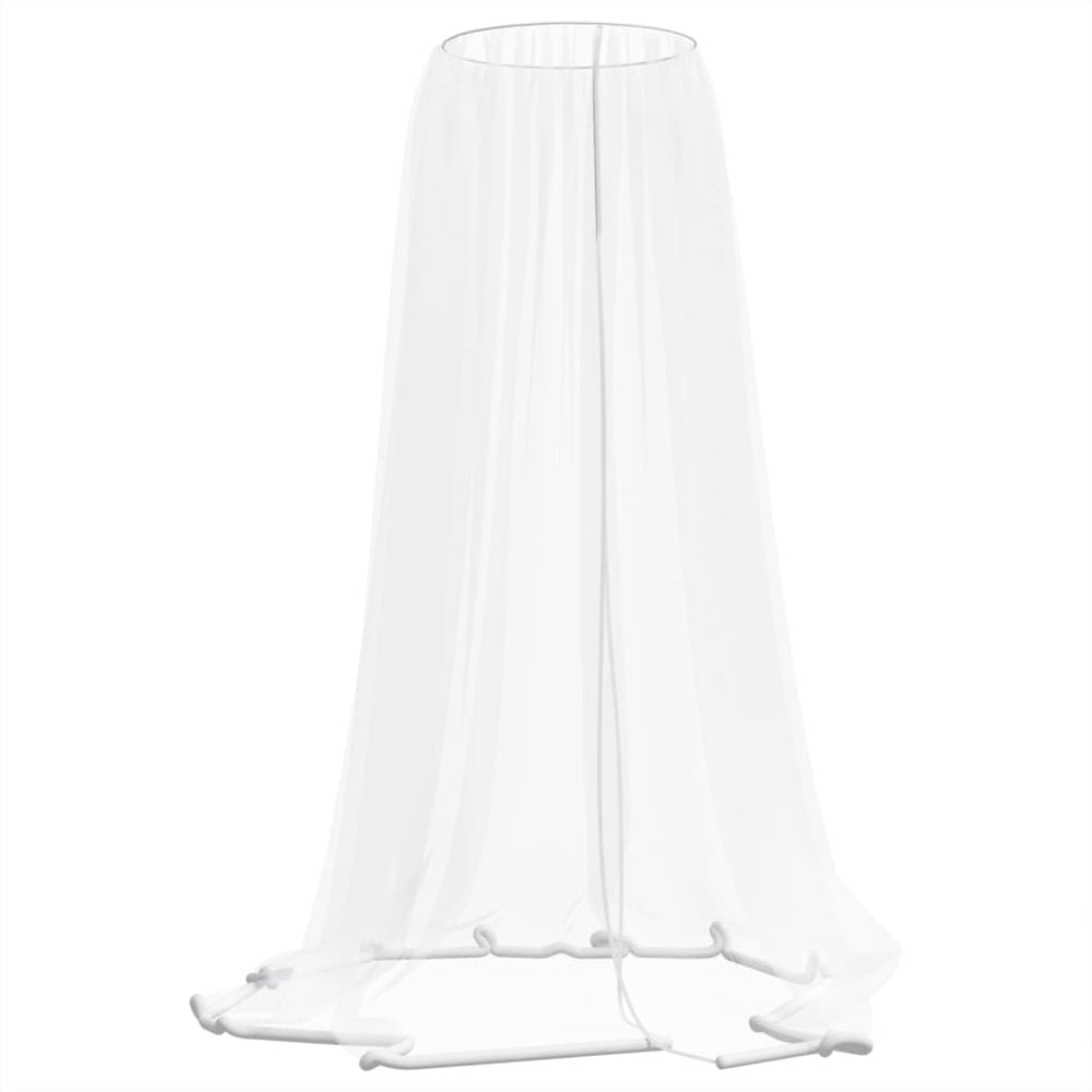 Vidaxl Mosquito Net pour parapluie 220 Mesh φ300x230 cm blanc