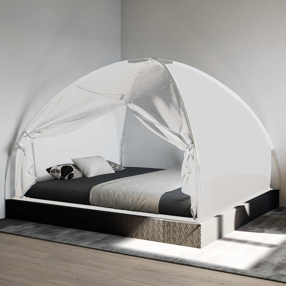 Vidaxl Mosquito Net avec portes Mongolia 220 Mesh 200x180x135 cm blanc