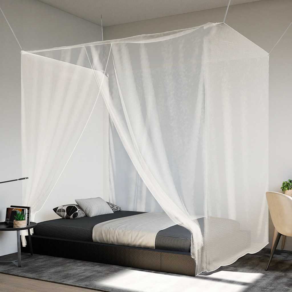 VidaXL hanging mosquito net 156 mesh 220x200x210 cm white