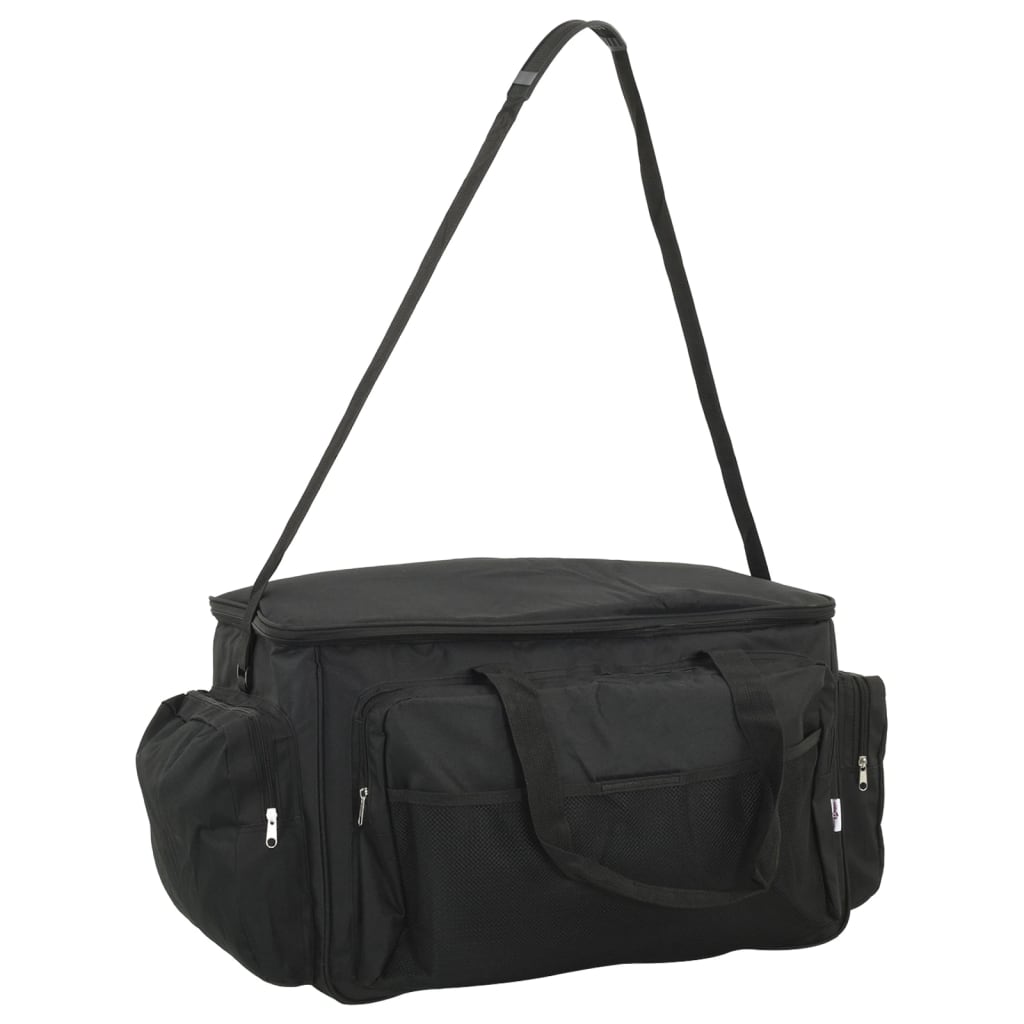 VidaXL Angeltasche wasserdichtes Oxford-Gewebe schwarz