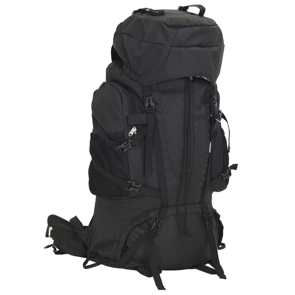Vidaxl hiking backpack 80 l oxford fabric black