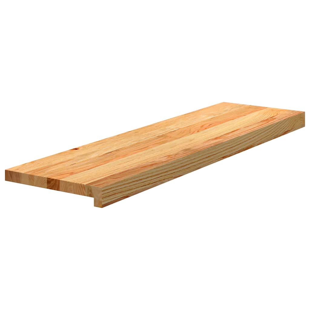Vidaxx Treppenstufen 4 Stk. 90x25x2 cm Eiche massiv hellbraun
