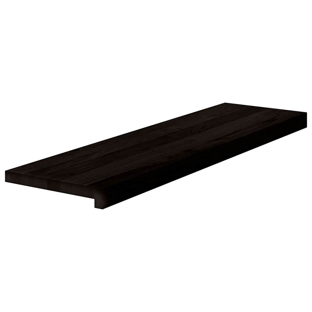 Vidaxx porrasaskelmat 2 kpl 90x30x2 cm massiivitammea tummanruskea