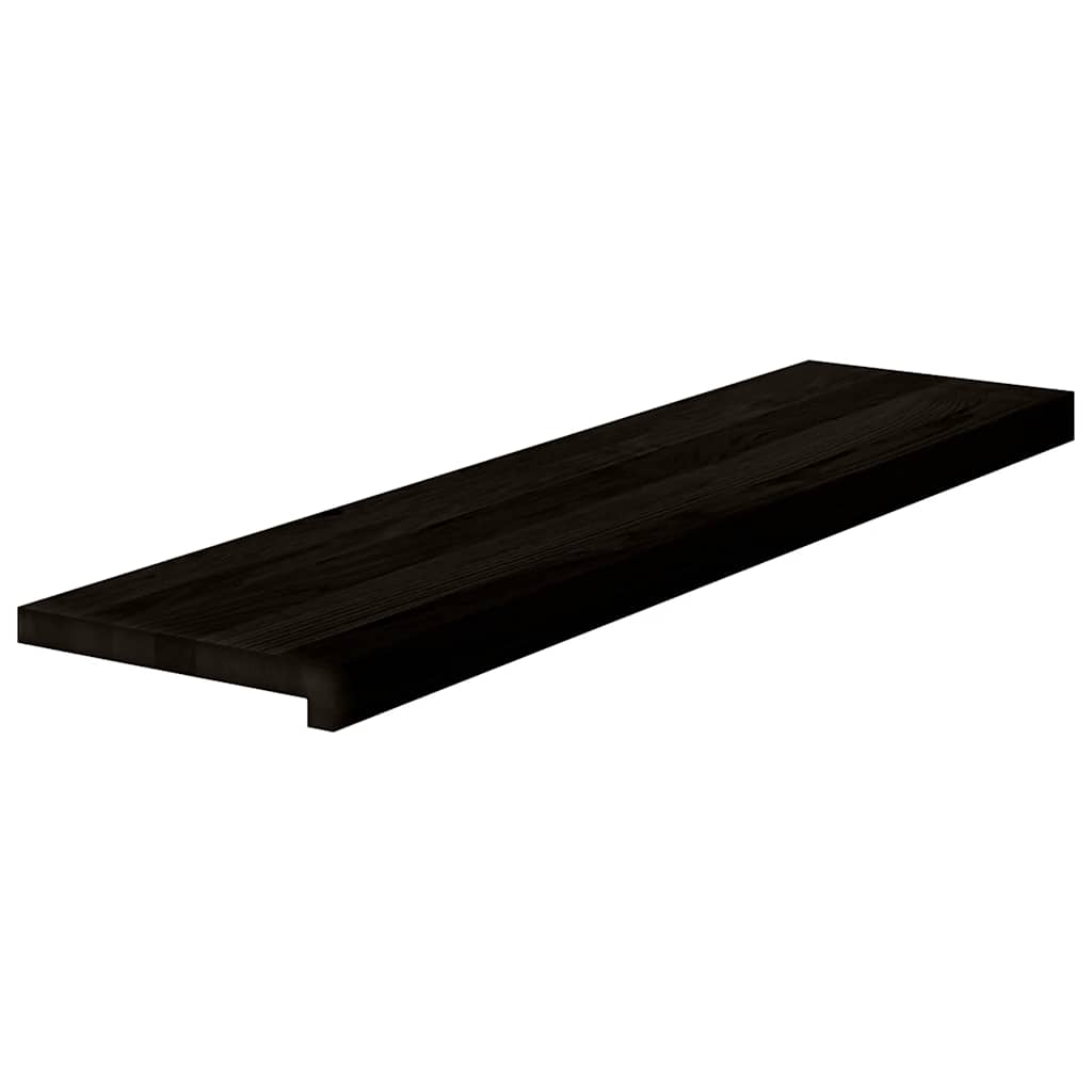 Vidaxx Trapptrappen 2 Stéck 100x30x2 cm Massiv Eichen donkelbraun