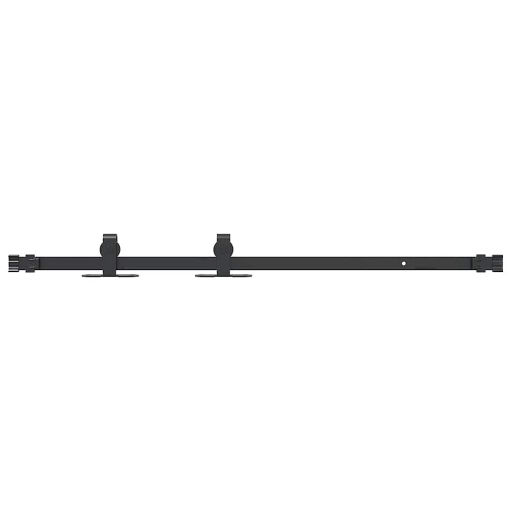 Ensemble de suspension Vidaxl pour la porte coulissante 91 cm en acier au carbone