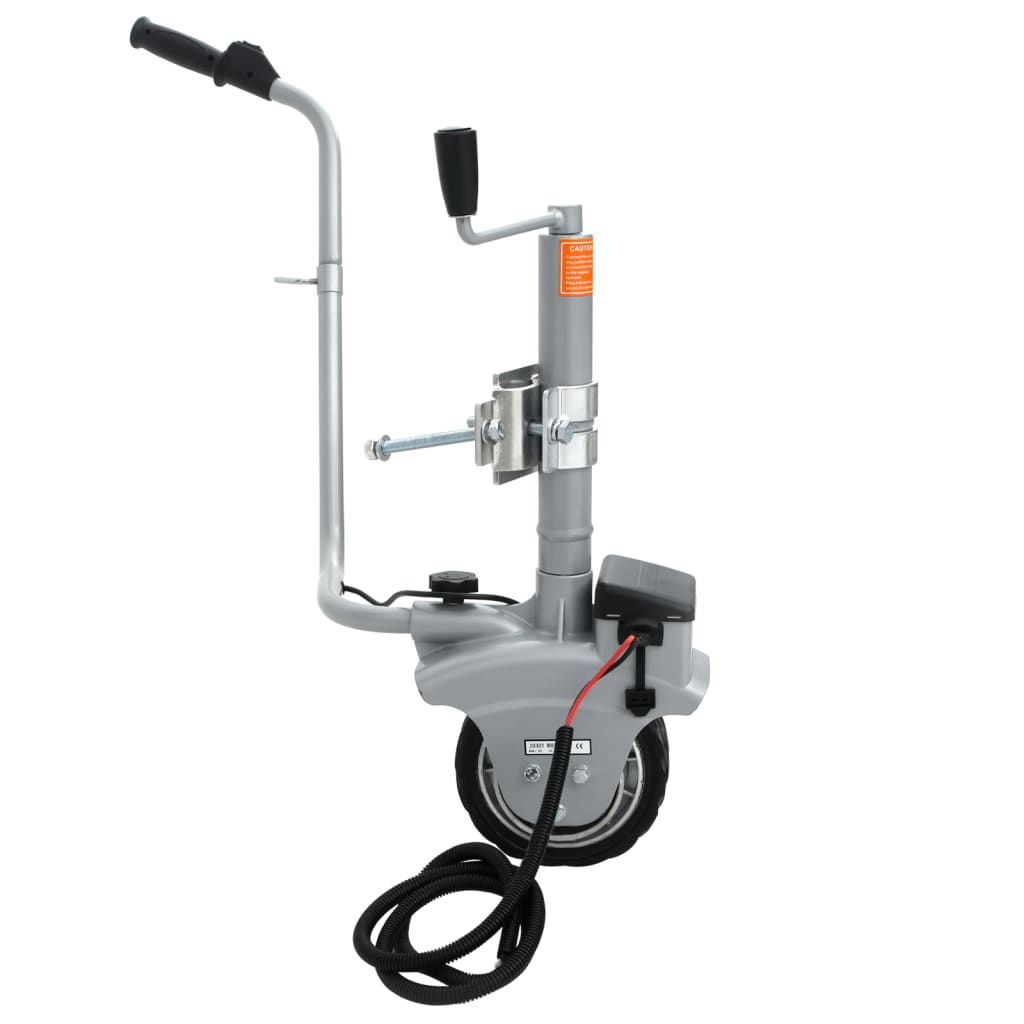 VidaXL Jockeyhjul motoriseret 12 V 350 W aluminium