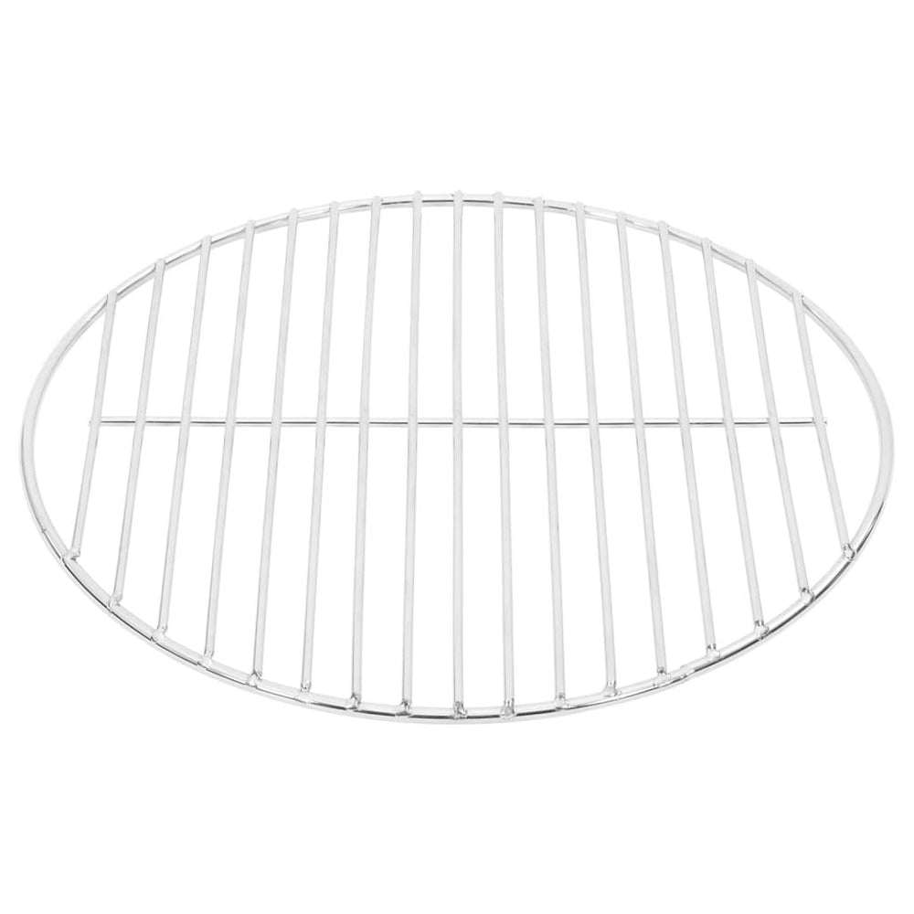 Vidaxl Grillgille Round Ø34,5 cm 304 Edelstahl