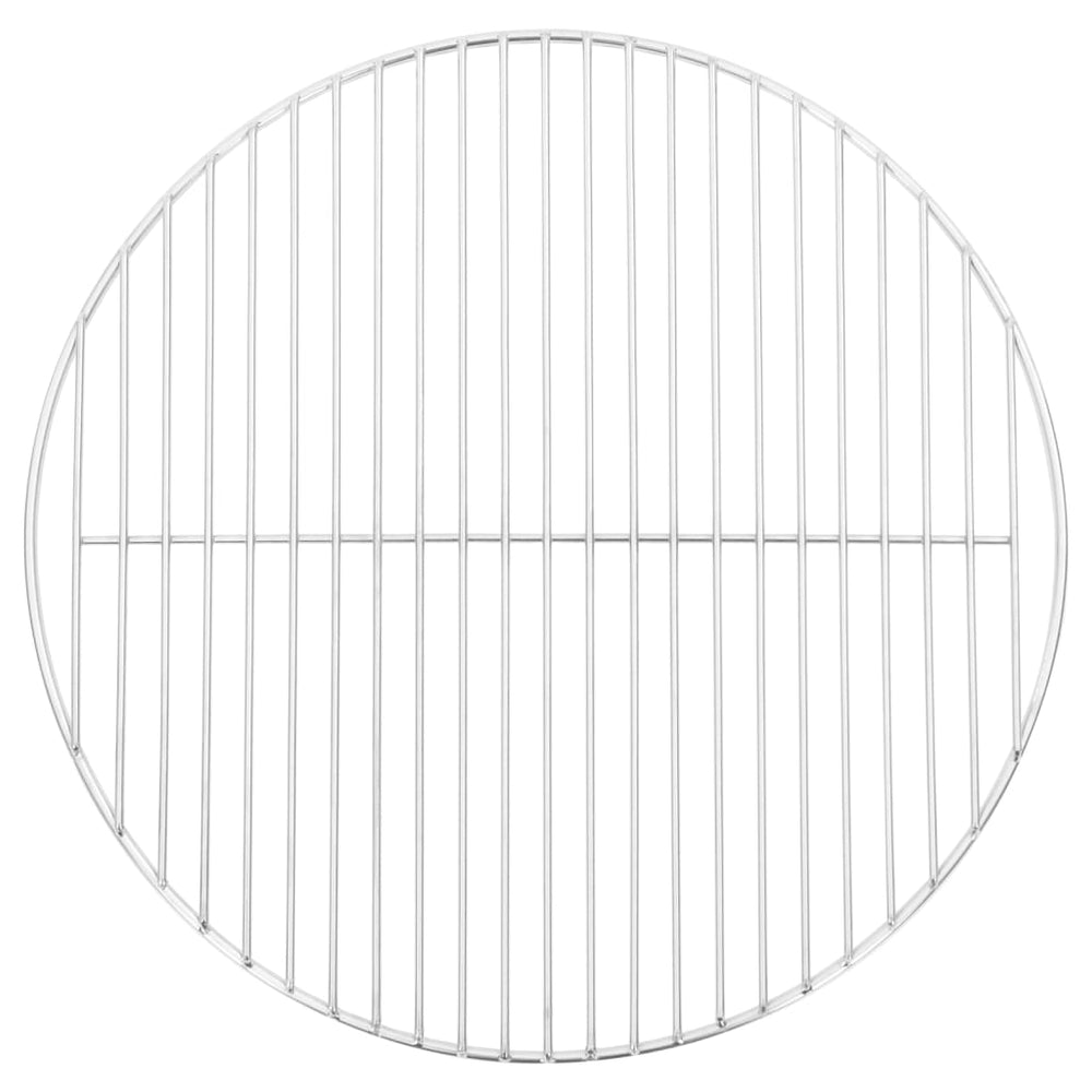 Vidaxl barbecuerooster rond ø44,5 cm 304 roestvrij staal