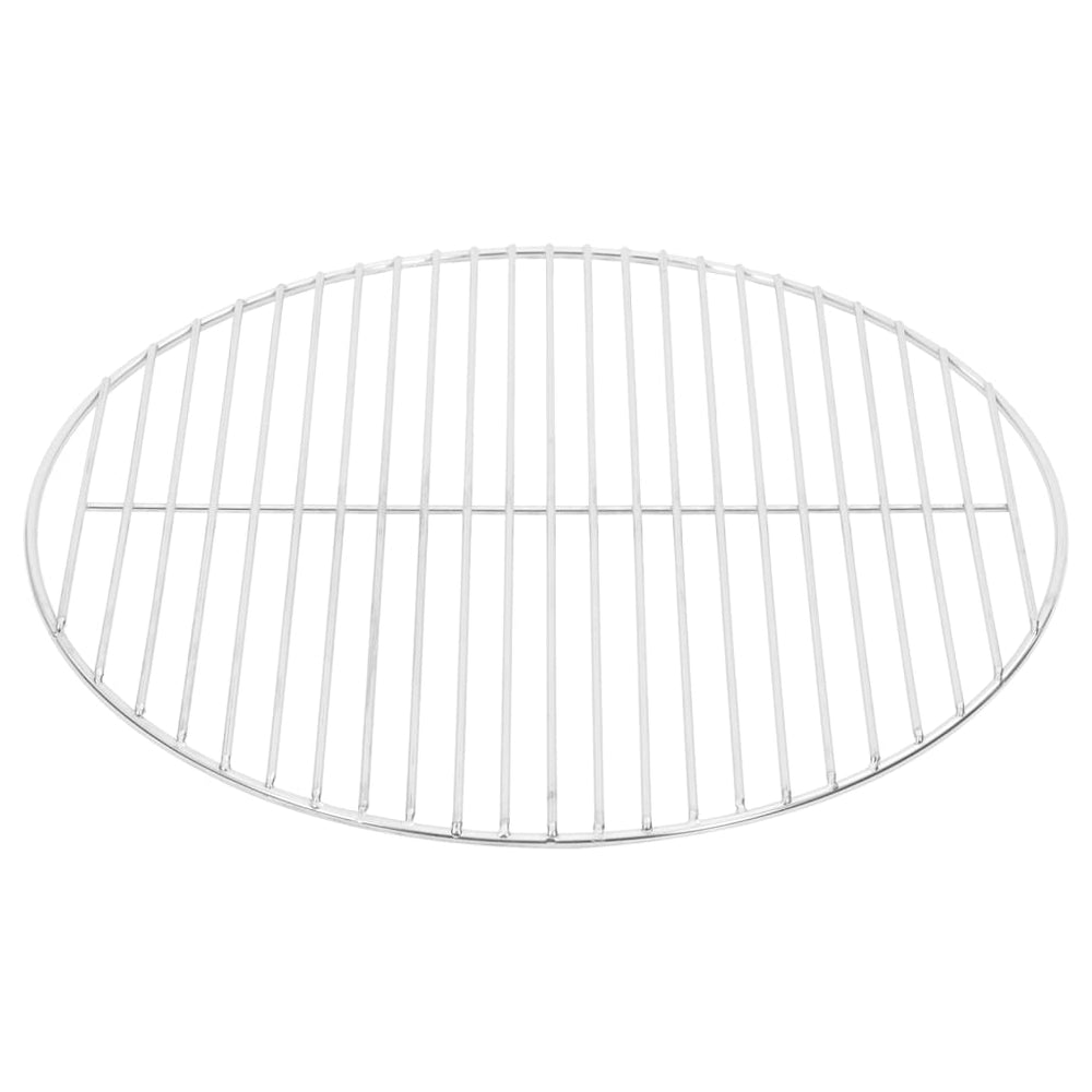 Vidaxl barbecuerooster rond ø44,5 cm 304 roestvrij staal