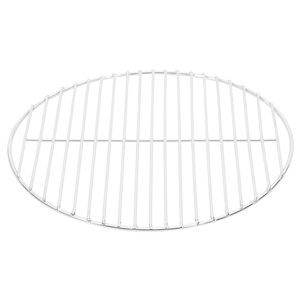 Vidaxl Grillgille Round Ø37 cm 304 Edelstahl