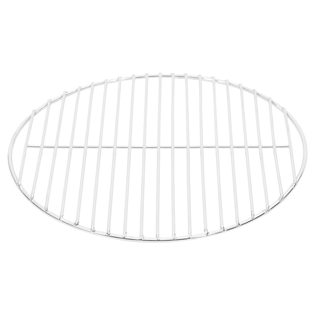 Vidaxl Grillgille Round Ø37 cm 304 Edelstahl