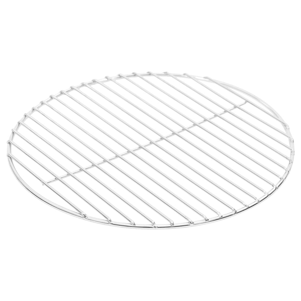 Vidaxl Grillgille Round Ø37 cm 304 Edelstahl