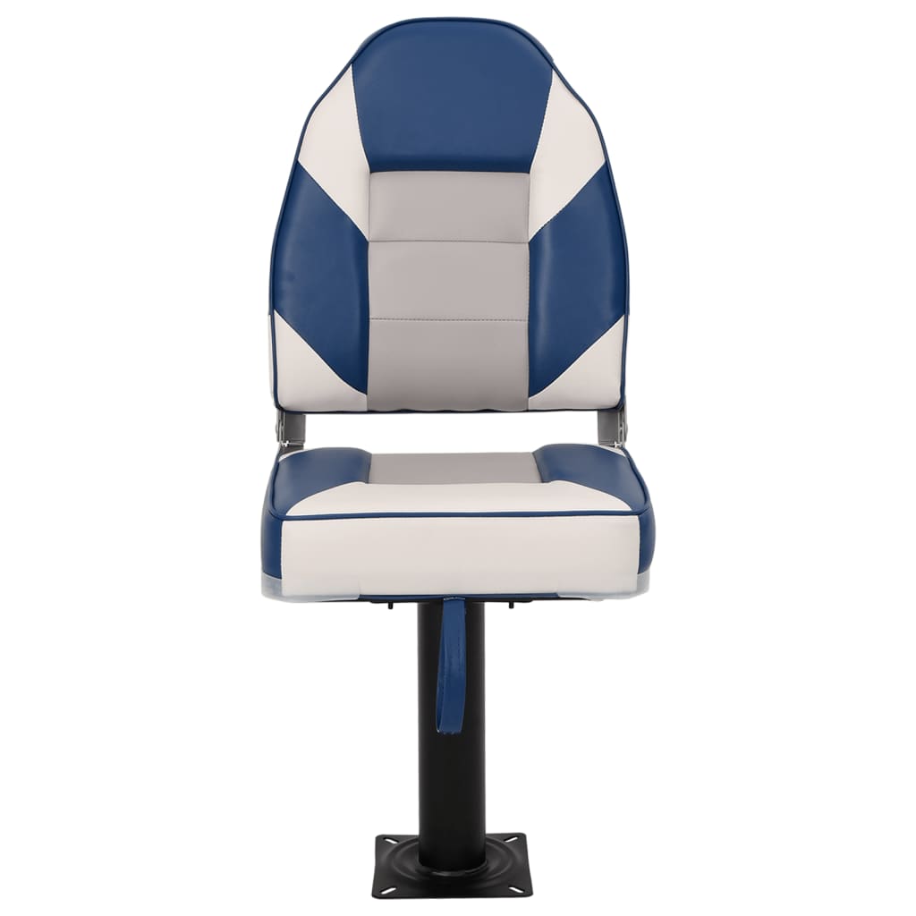 Vidaxx Juego de sillas para barco de 4 piezas con respaldo alto, plegable