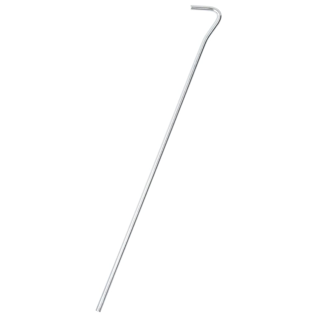 Piquets de tente Vidaxl 25 pcs ø5 mm 30 cm acier galvanisé