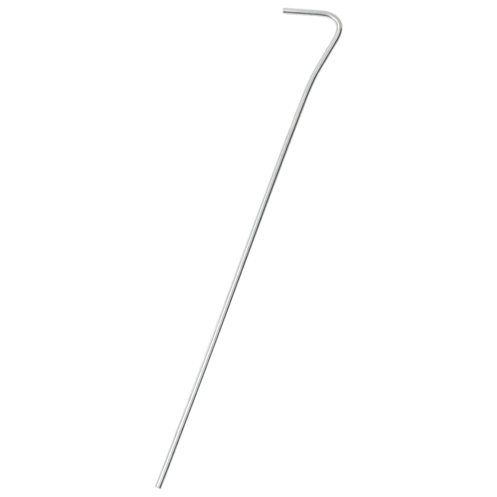 Piquets de tente Vidaxl 25 pcs ø3 mm 23 cm acier galvanisé