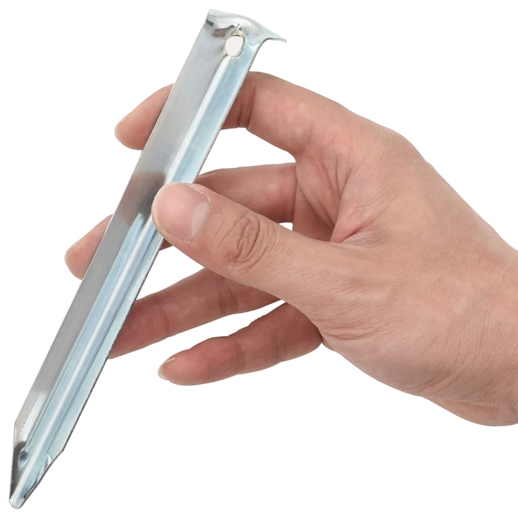 PEGAS DE TENTA VIDAXL 24 ST Ø20 mm 17 cm de acero galvanizado