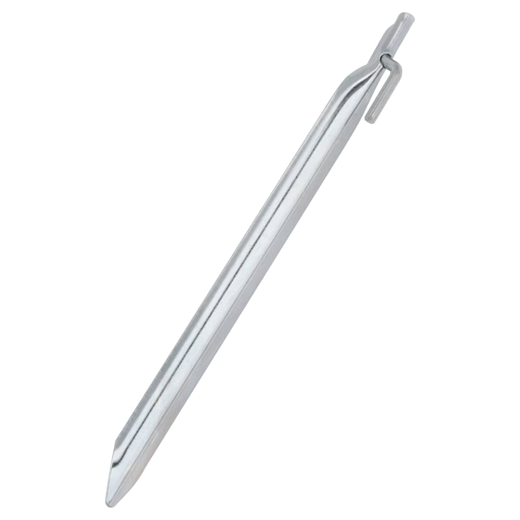 Vidaxl piquets de tente 24 pcs en forme de V ø20 mm 25 cm acier galvanisé