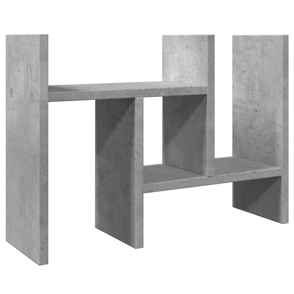 Vidaxx organiseur de bureau 34,5x15,5x35,5 cm bois d'ingénierie gris béton