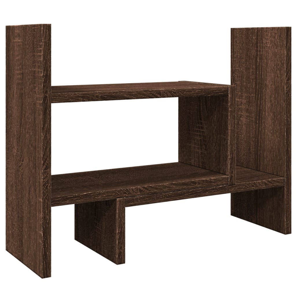 Vidaxx organiseur de bureau 38,5x17x39 cm bois fini couleur chêne marron