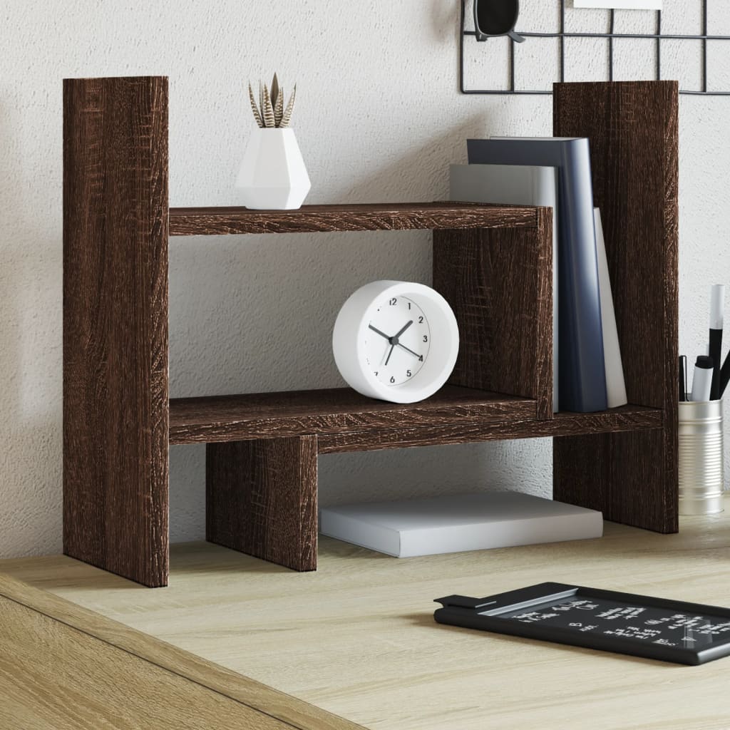 Vidaxx organiseur de bureau 38,5x17x39 cm bois fini couleur chêne marron