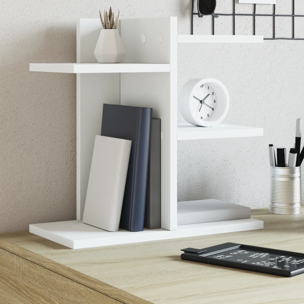 Vidaxx organiseur de bureau 42x21,5x42 cm bois d'ingénierie blanc