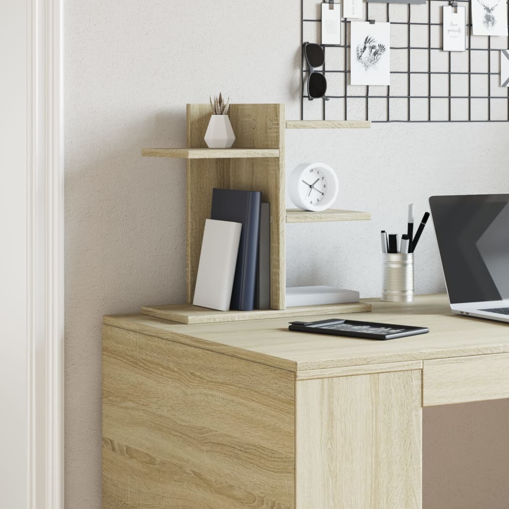 Vidaxx organiseur de bureau 42x21,5x42 cm en dérivé du bois couleur chêne sonoma