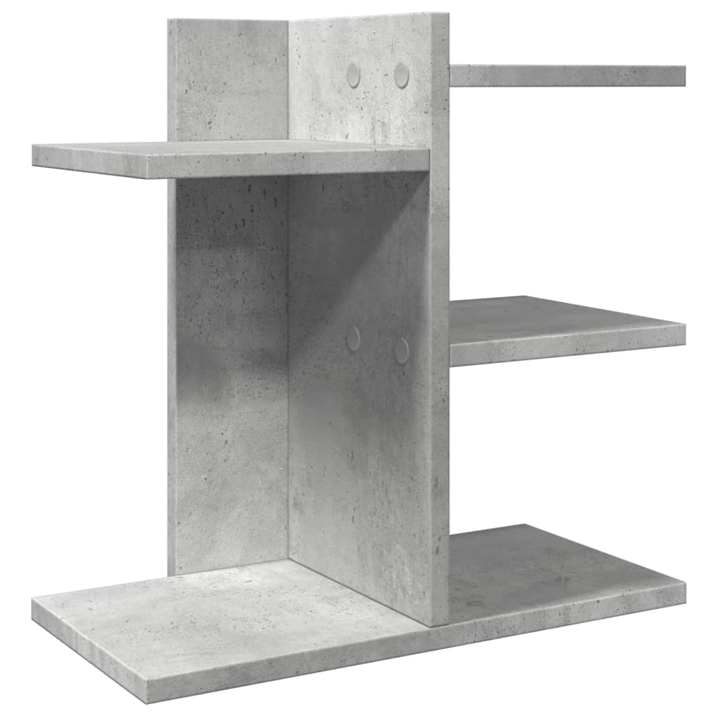 Vidaxx organiseur de bureau 42x21,5x42 cm bois d'ingénierie gris béton