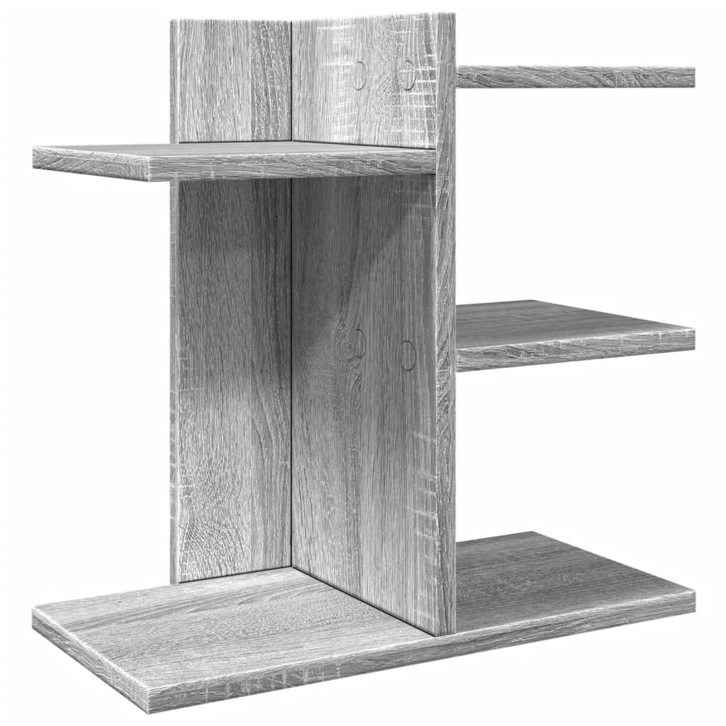 Vidaxx organiseur de bureau 42x21,5x42 cm bois d'ingénierie chêne sonoma gris