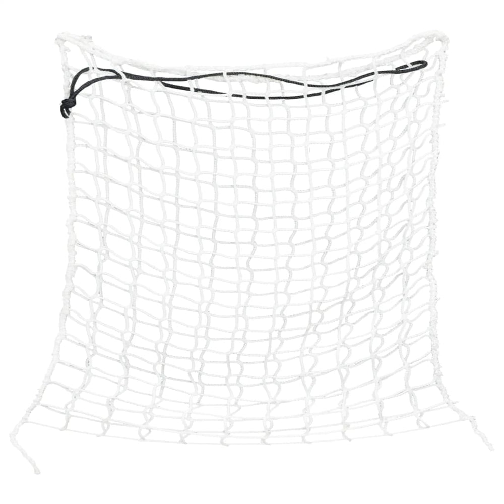 Vidaxl hay nets 2 pcs 100x100 cm round polypropylene white