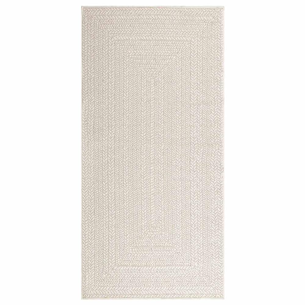 Vidaxl vloerkleed zizur room binnen en buiten 100x200 cm jute look