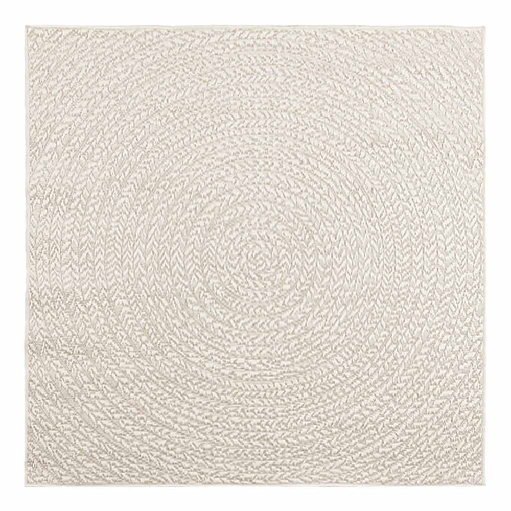 Vidaxl tapis zizur salle à l'intérieur et à l'extérieur de 120x120 cm de jute