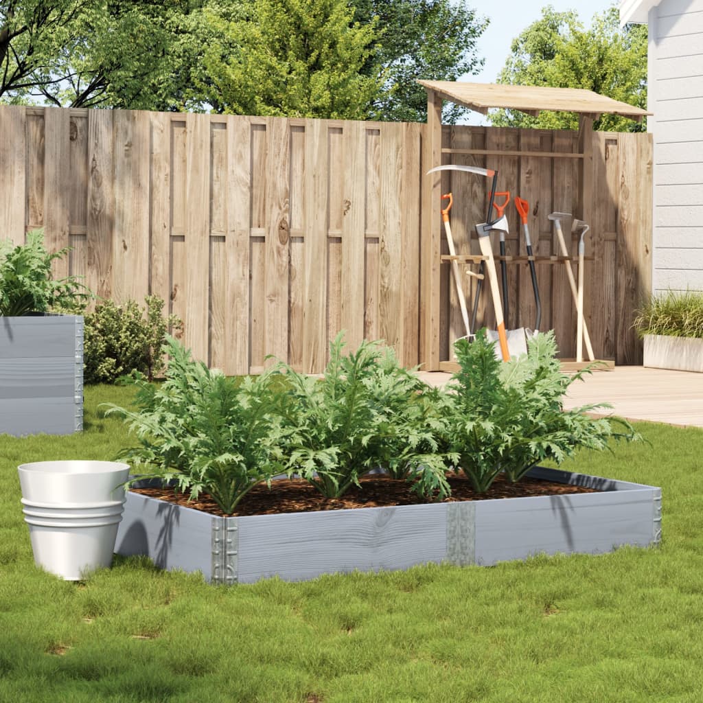 Vidaxx kvetináč 150x100 cm masívne borovicové drevo sivej