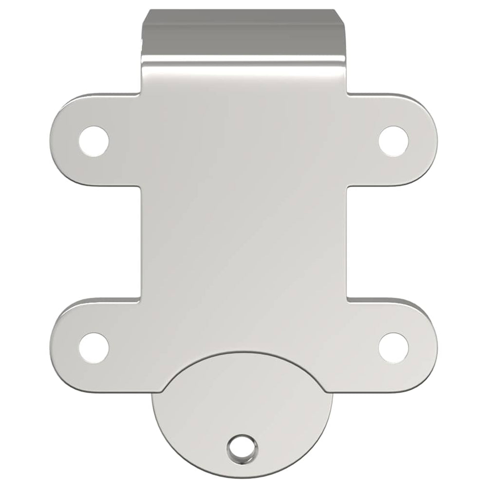 Staffe di bypass Vidaxl Porta di 4 m per binari rotondi in acciaio inossidabile