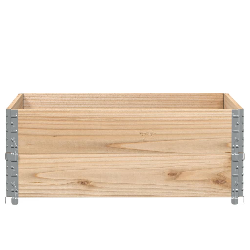 Vidaxx rehausses de palettes 2 pcs 100x100 cm bois de pin massif