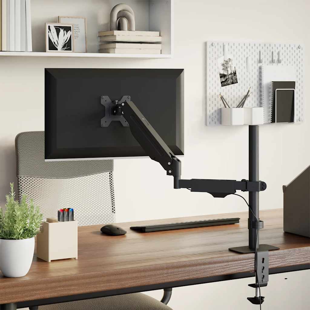 VidaXL Monitor Arm Klammer 27 Zoll Écran Gas Fréijoer 10 kg