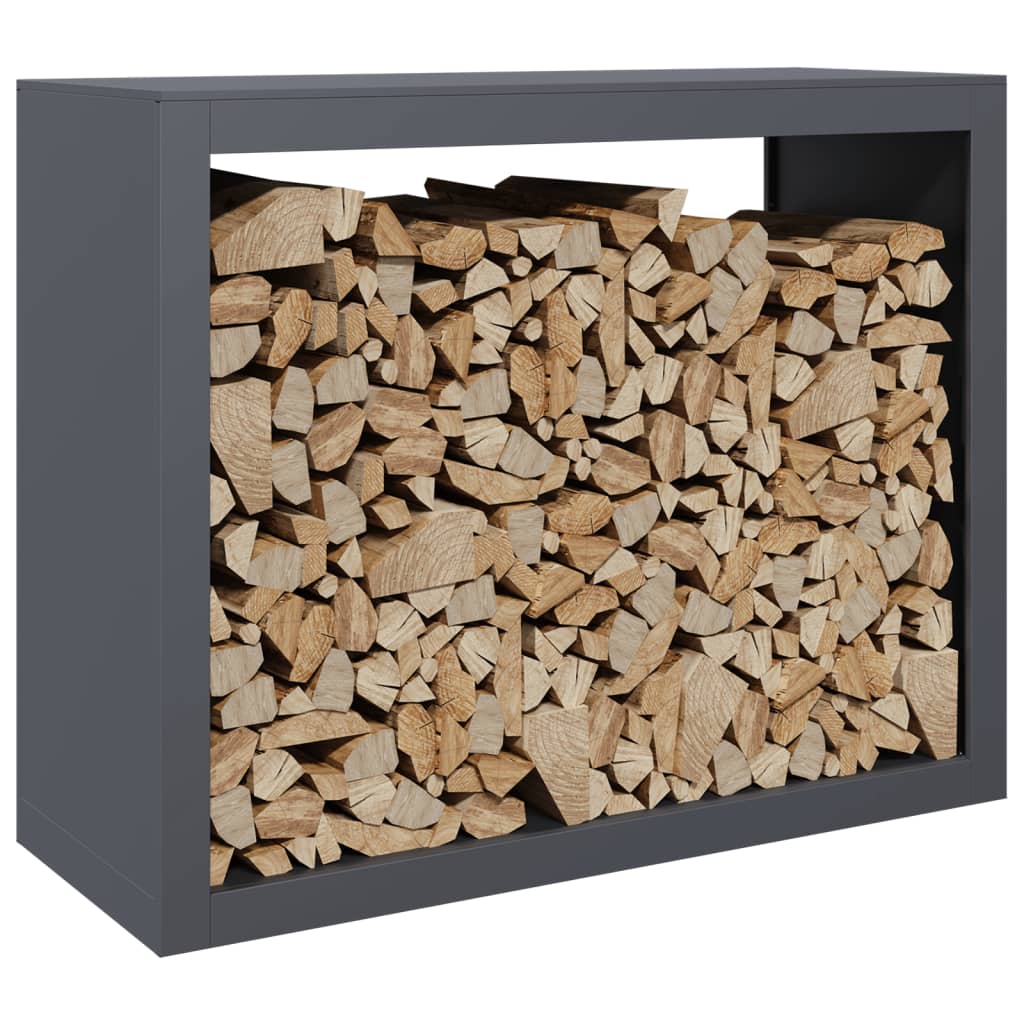Vidaxx firewood rack 100x40x80 cm steel anthracite