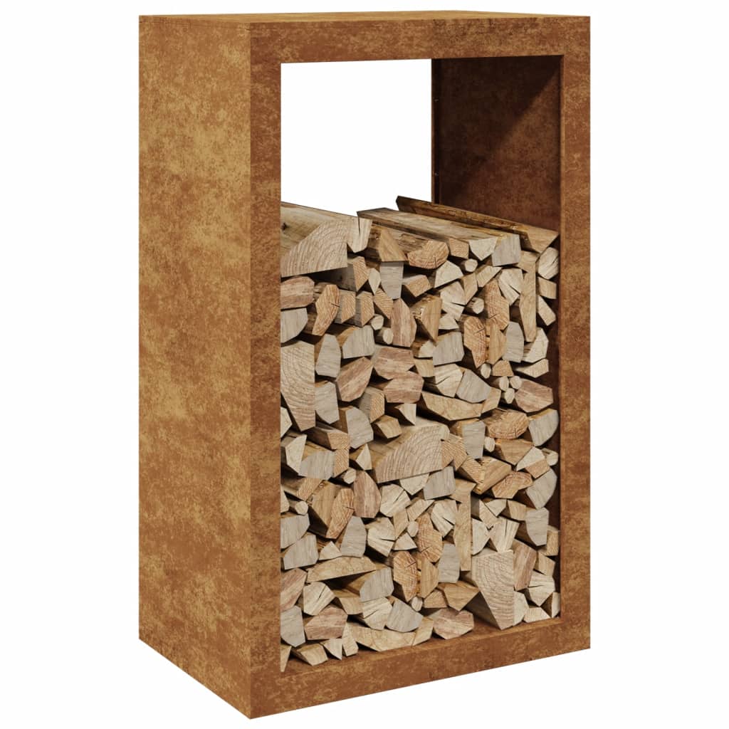 Vidaxx firewood rack 60x40x100 cm weatherproof steel