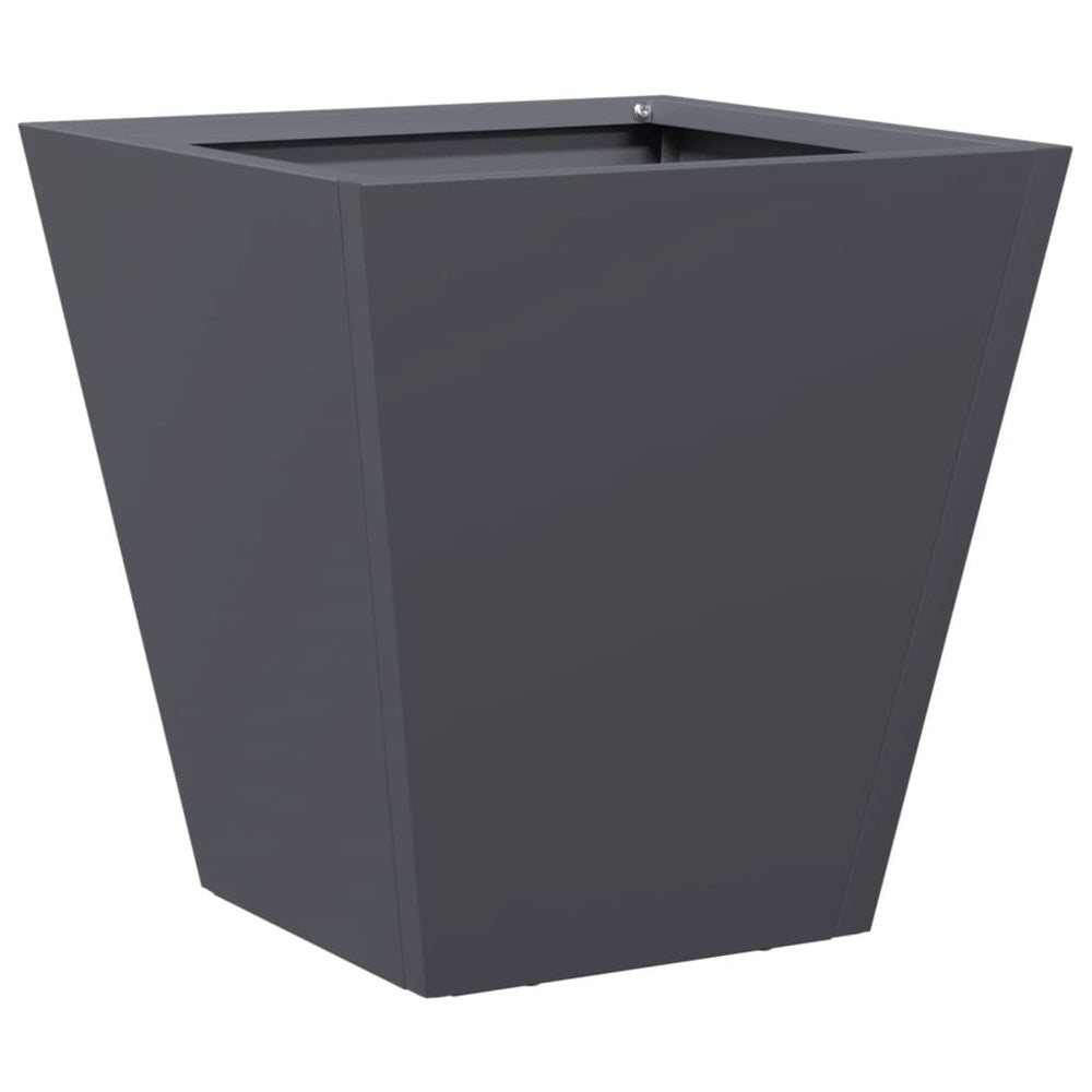 Casella di pianificazione Vidaxl 30x30x30 cm in acciaio antracite