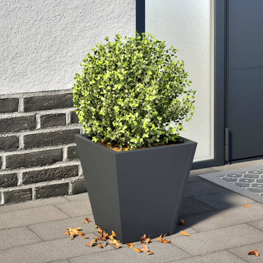 Casella di pianificazione Vidaxl 30x30x30 cm in acciaio antracite
